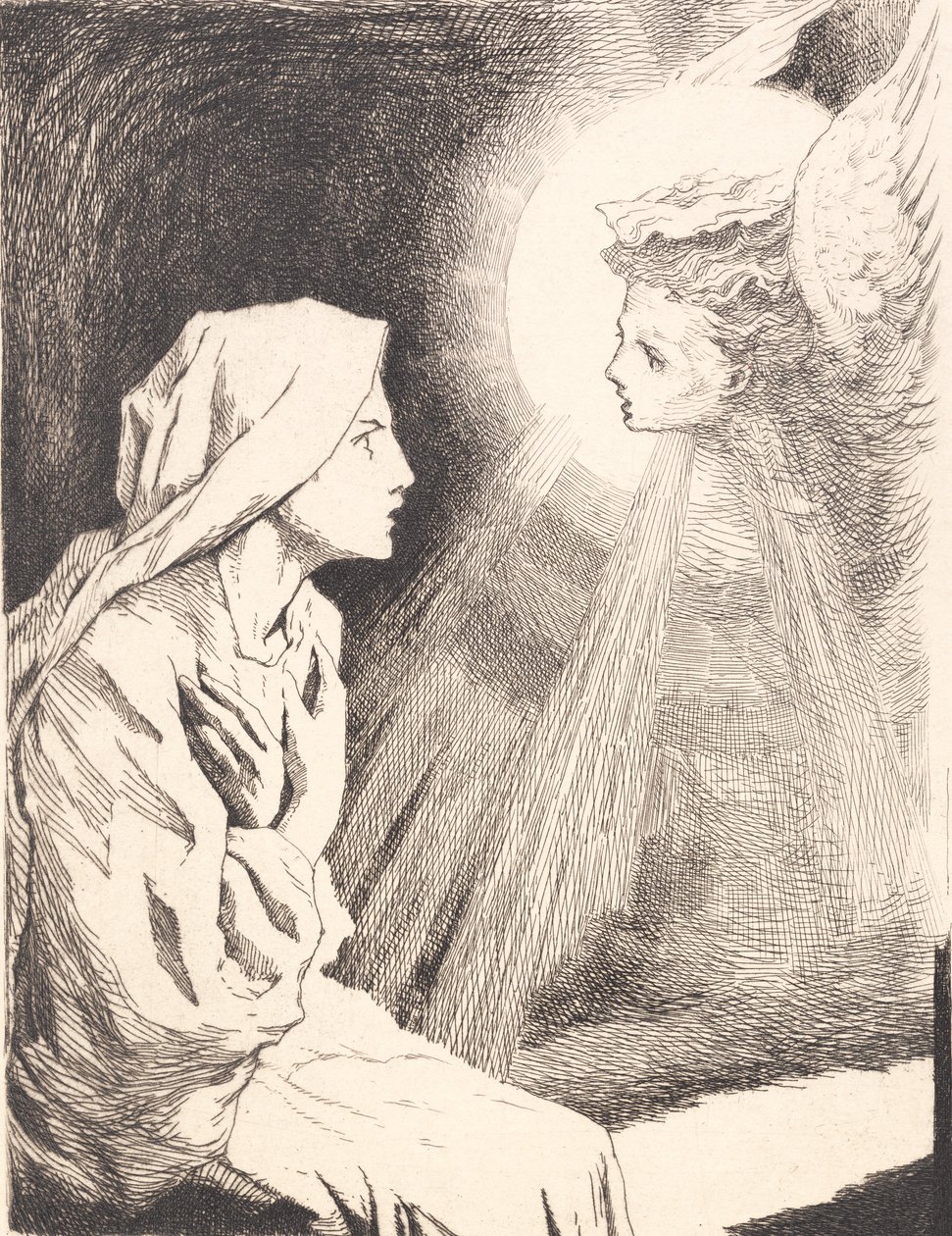 The Annunciation by Frans Schwartz