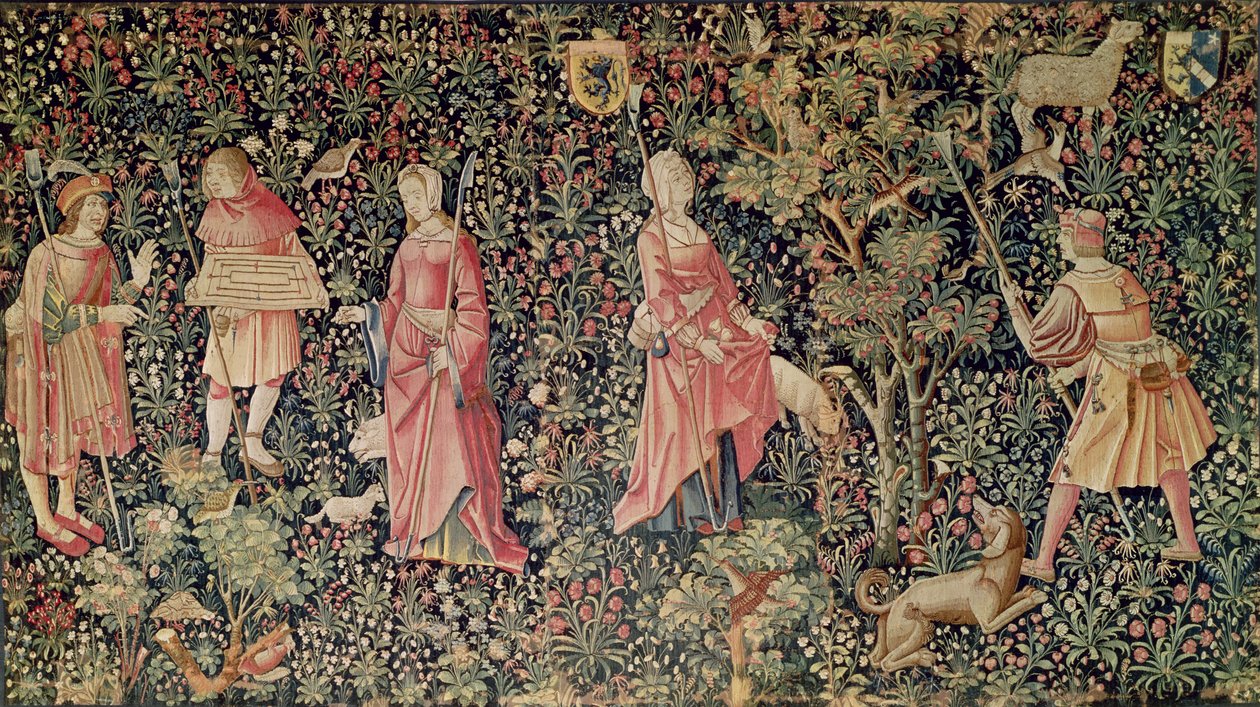 Hopscotch and Fruit Picking, Loire Workshop, 1510 by French School