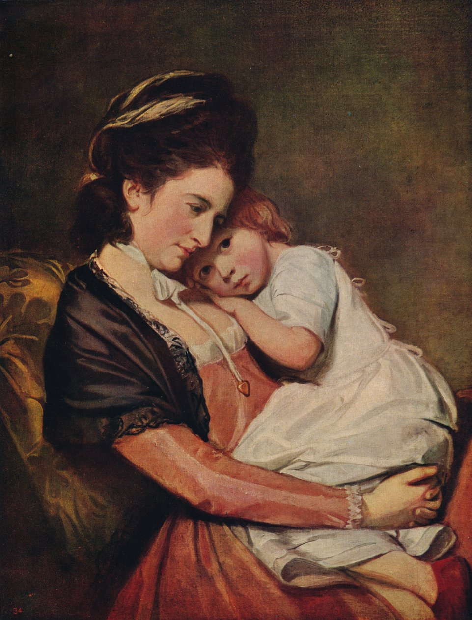 Mrs Johnstone and her Son, 1775-1780 by George Romney