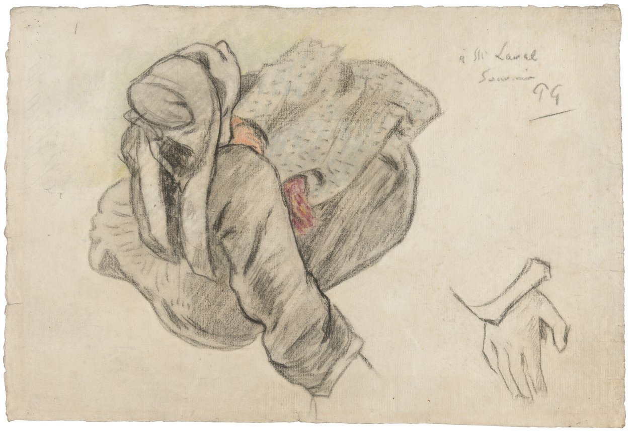 Seated Breton Woman by Paul Gauguin