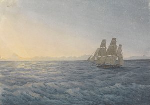 Andes, Aconcagua Peak Distant 170 Miles, June 18th 1849
