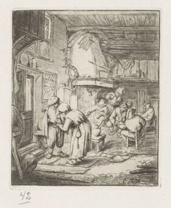 Man Pays His Costs to Woman in an Inn