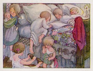 Nursery rhyme: Wee Willie Winkie Runs Through The Town