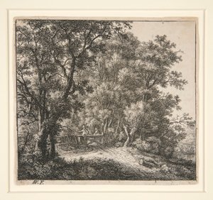 Two Men at a Gate