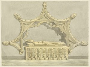Tomb of Abbot Knowles, in Bristol Cathedral