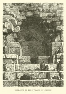 Entrance to the Pyramid of Cheops