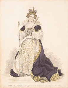 Queen Adelaide in her Coronation Robes