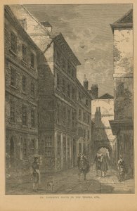 The Home of Dr. Johnson on Inner Temple Lane
