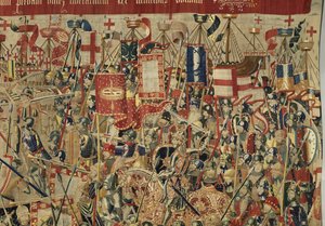 Tapestry showing the Conquests of King Alfonso V of Portugal