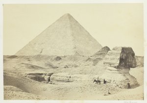 The Sphinx and the Great Pyramid, Giza