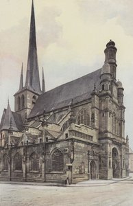 Les Riceys, Ricey-Bas Church, Northwest View