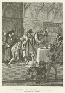 Sir John Chandos Took the Ring and Looked at It