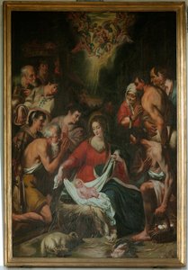 Adoration of the Shepherds, school of G. De Craeyer