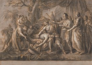 Achilles Lamenting the Death of Patroclus