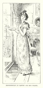 Mademoiselle de Laistre and Her Weasel