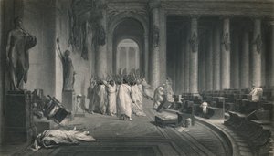 The Death of Caesar. Julius Caesar, c1870