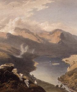 Grasmere from Langdale Fell (detail), from The English Lake District, 1853