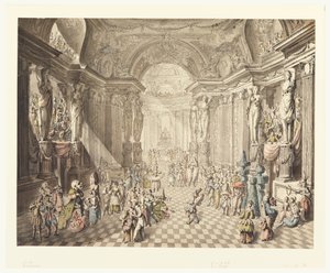 View of a Masquerade Ball