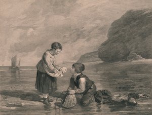 Young Shrimp Catchers, early 19th century