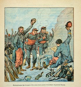 The Soldiers of the Armee de la Loire Enthusiastic at the Announcement of the Victorious Exit of General Ducrot