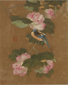 Ten pictures of birds and flowers