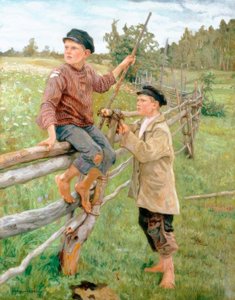 Boys in a Landscape