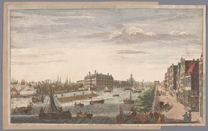 View of the Admiralty Warehouse in Amsterdam