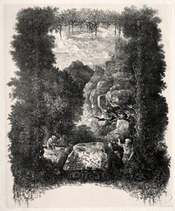 First Frontispiece for Fables and Fairy-Tales by Thierry-Faletans