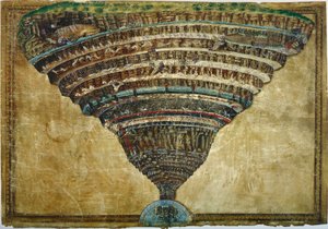 Illustration to the Divine Comedy by Dante Alighieri Abyss of Hell
