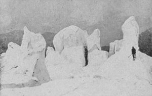 On a Glacier, High Alps