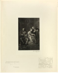 Marriage à la mode (detail)