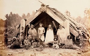 Maori Family, New Zealand