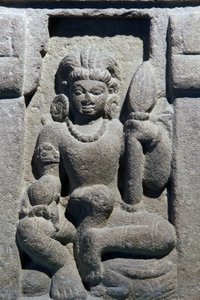 National museum of India, Delhi. Karttikeya. Gupta, 6th century A.D., Varanasi (Uttar Pradesh). Stone. (Detail)