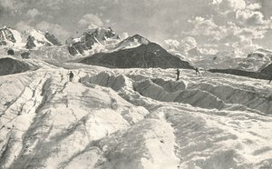 Roseg Glacier near Pontresina, Engadine, Switzerland, 1895