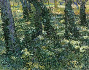 Undergrowth (Painting by Vincent van Gogh, 1889)