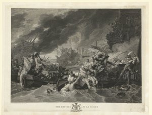 The Battle at La Hogue, 1692