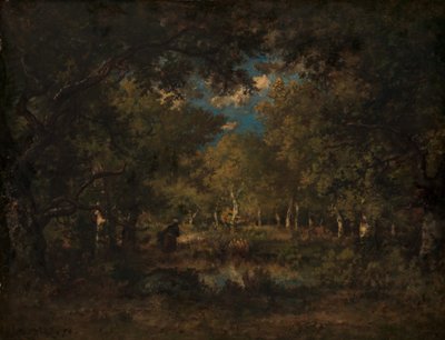 The Forest of Fontainebleau by Narcisse Virgile Diaz de la Peña