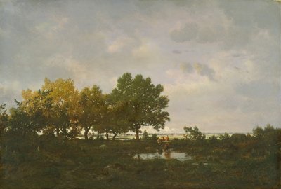 The Pond by Pierre Etienne Theodore Rousseau